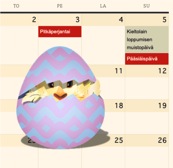Pääsiäinen 2026