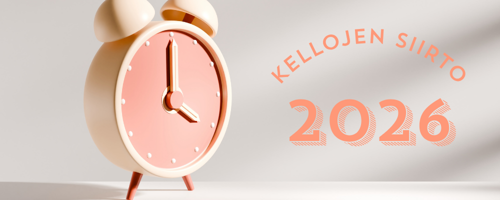 Kellojen siirto 2026